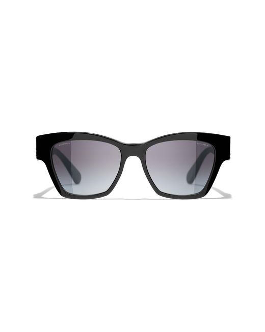 Chanel Black Sunglass Butterfly Sunglasses Ch5456qb