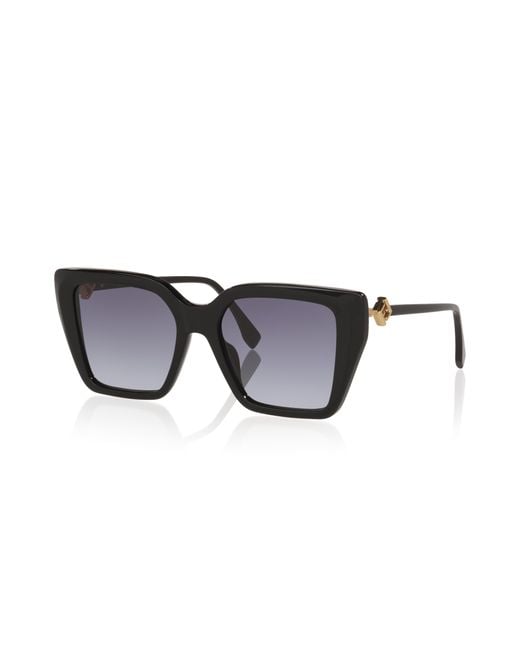 Fendi Black Sunglass Ff Diamonds Fe40161i