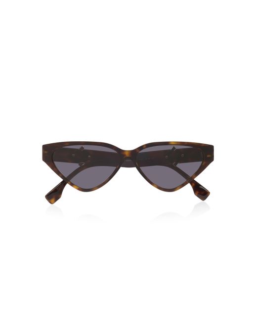 Fendi Black Sunglass Ff Diamonds Fe40184i