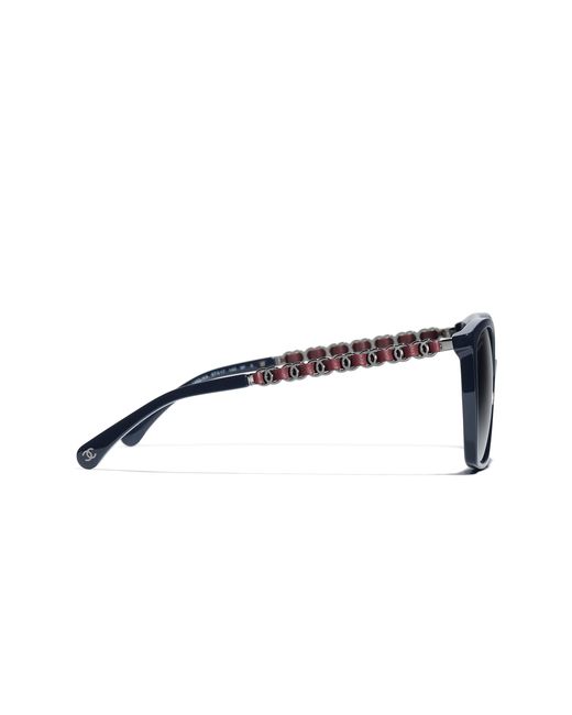 Chanel Black Sunglass Square Sunglasses Ch5546q