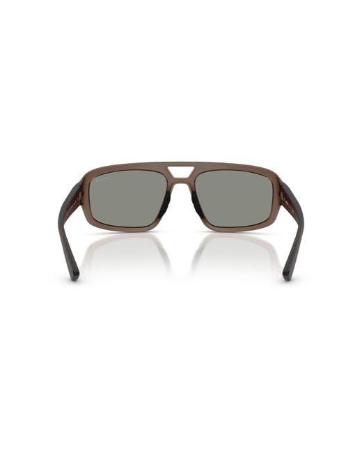 Prada Linea Rossa Black Sunglass Ps 03zs for men