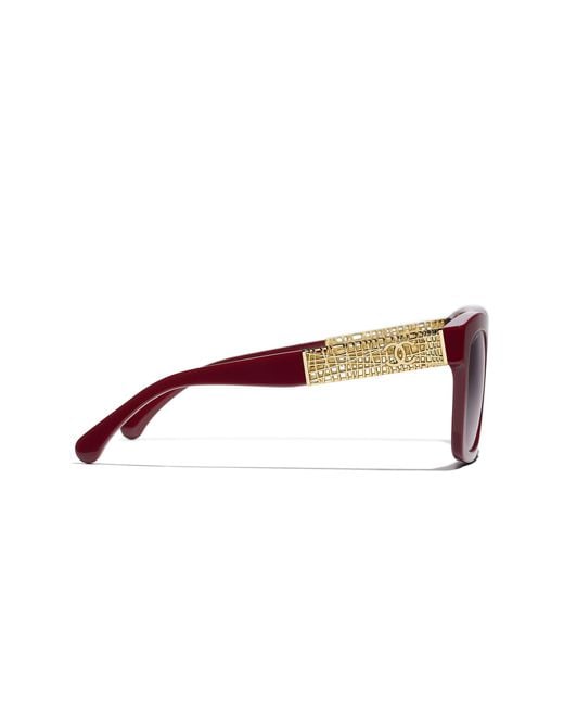 Chanel Black Sunglass Ch5533a Square Sunglasses Ch5533a