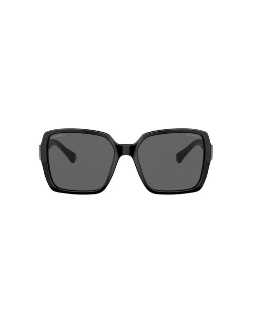 Chanel Black Sunglass Square Sunglasses Ch5408