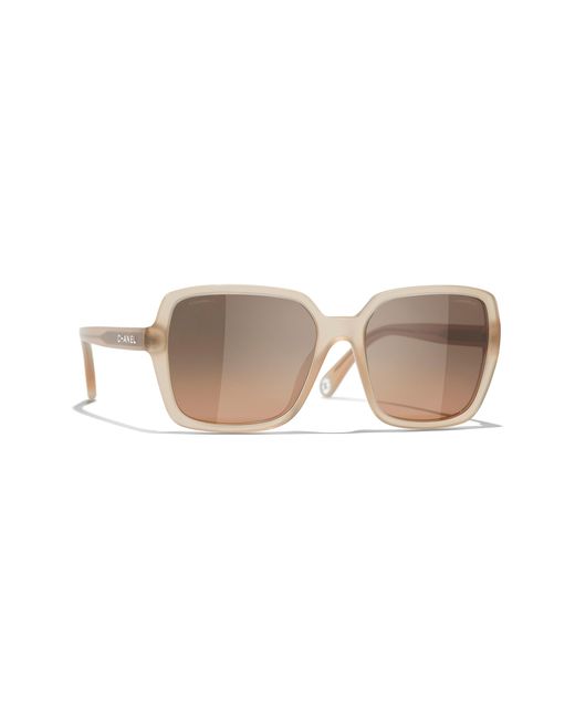 Chanel Black Sunglass Square Sunglasses CH5505