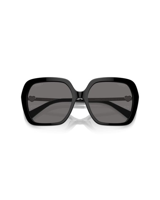 Chanel Black Sunglass Square Sunglasses Ch5521a