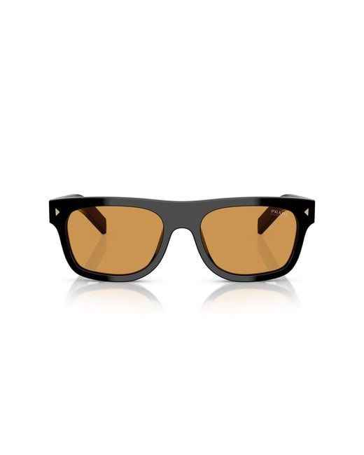 Prada Black Sunglass Pr B12s for men