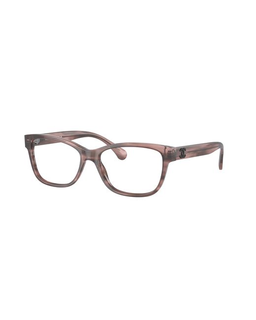 Chanel Black Sunglass Rectangle Eyeglasses Ch3449b