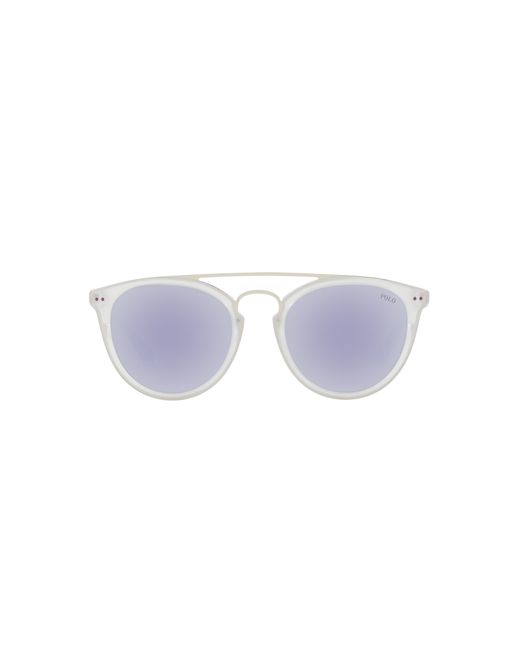 Polo Ralph Lauren White Polo Phantos Sunglasses for men