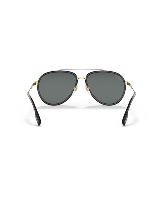 Burberry Black Sunglass Be3125 Oliver for men