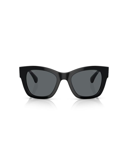 Chanel Black Sunglass Square Sunglasses Ch5478a
