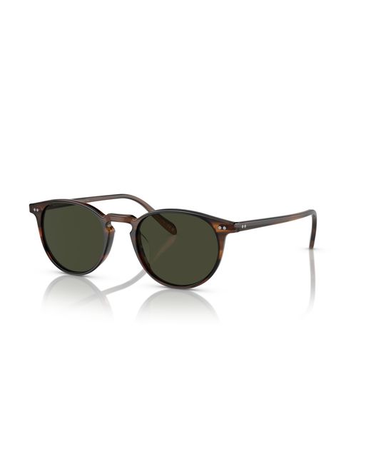 Oliver Peoples Black Sunglass Ov5004su Riley Sun