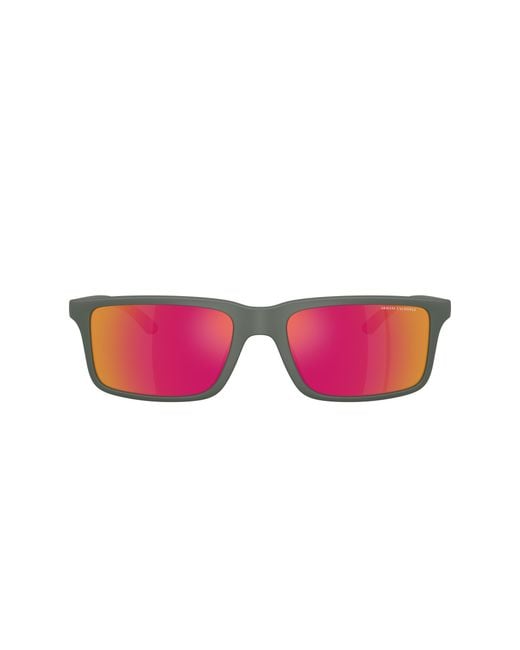 ARMANI EXCHANGE Black Sunglass Ax4157su for men