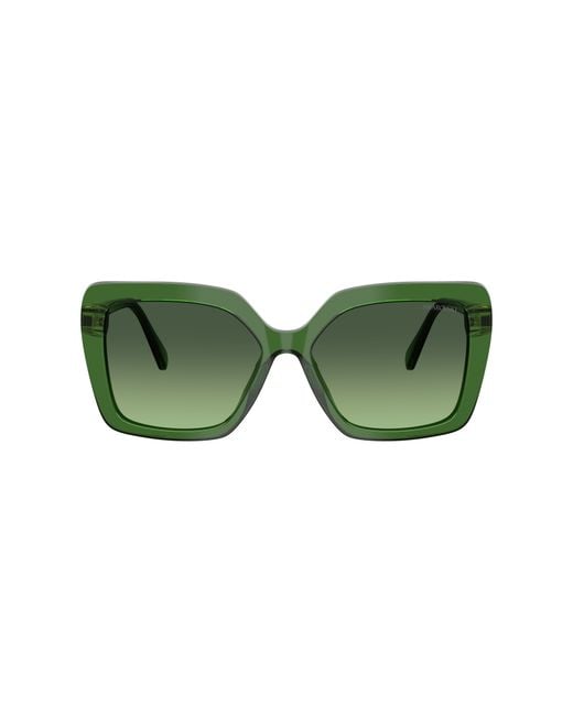 Swarovski Green Sunglass Sk6049