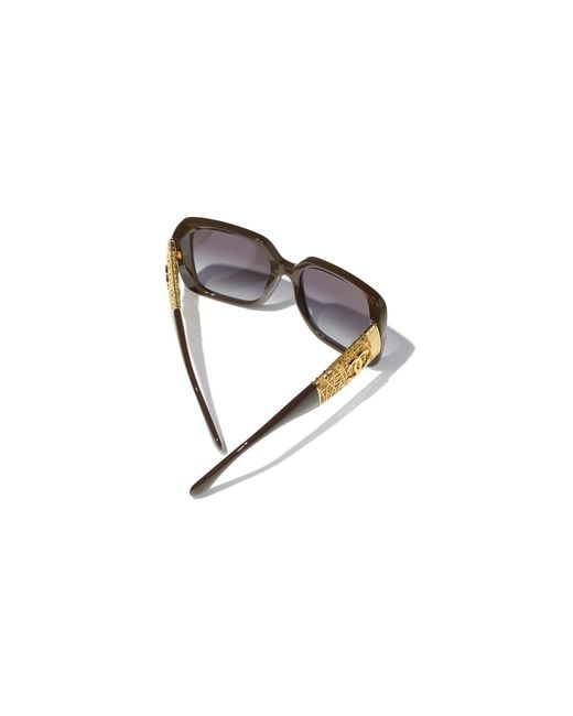 Chanel Black Sunglass Ch5532a Square Sunglasses Ch5532a