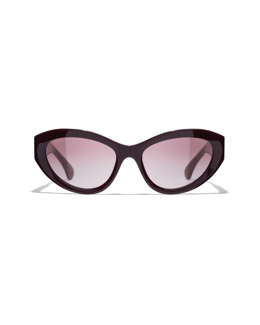 Chanel Black Sunglass Cat Eye Sunglasses Ch5513