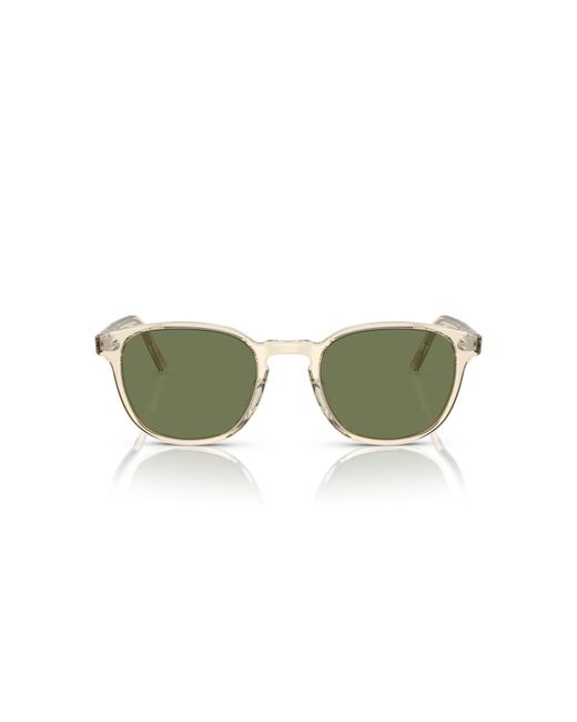 Oliver Peoples Black Sunglass Ov5219s Fairmont Sun for men