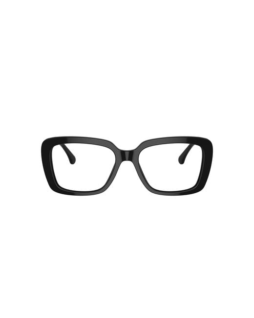 Chanel Black Sunglass Square Eyeglasses Ch3461a