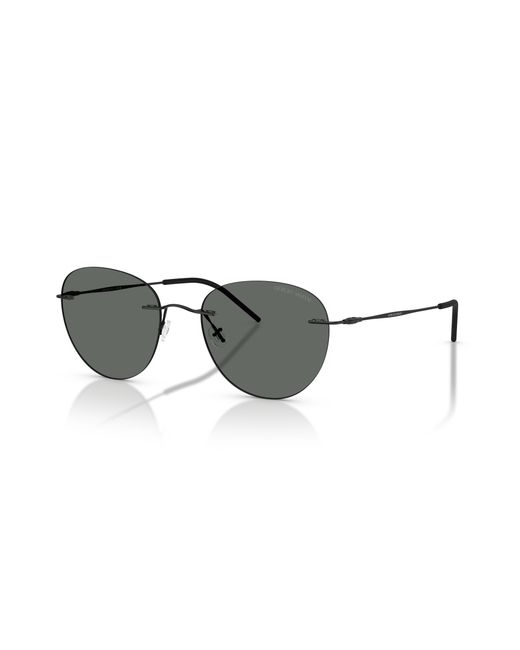 Giorgio Armani Black Sunglass Ar6182 for men