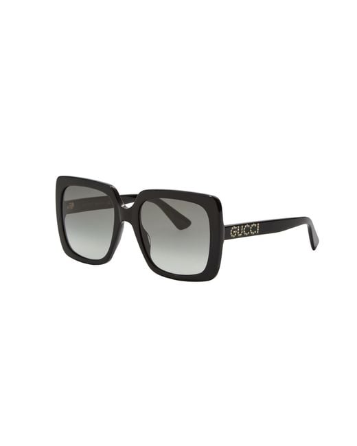 Gucci Black 54mm Square Sunglasses