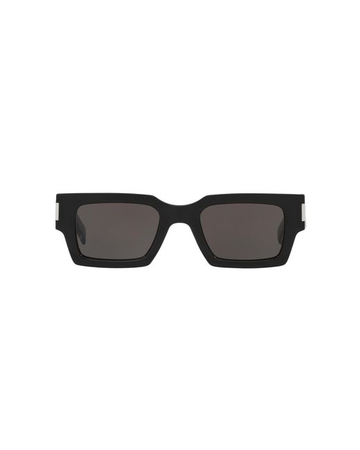 Saint Laurent Black Square-frame Acetate Sunglasses