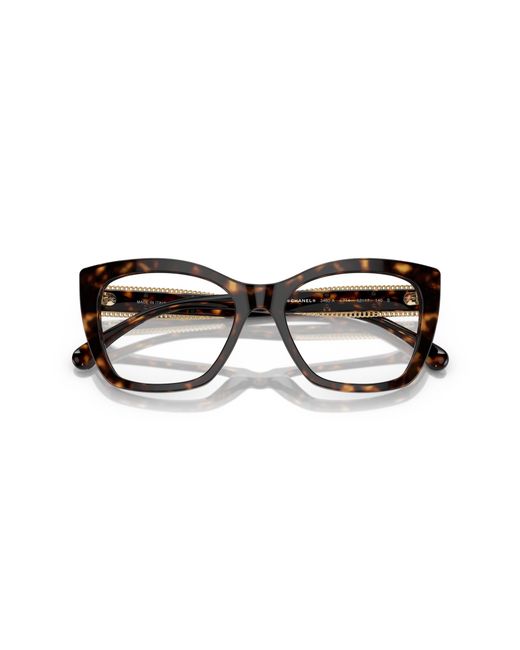 Chanel Black Sunglass Cat Eye Eyeglasses Ch3460a