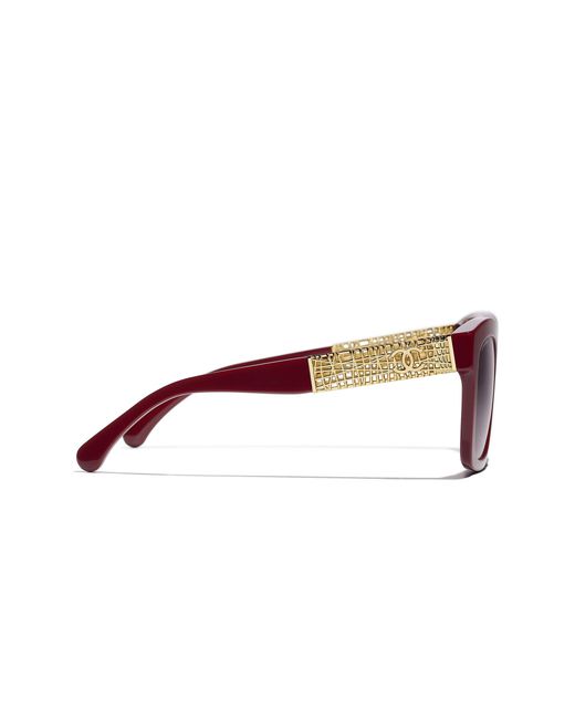 Chanel Black Sunglass Ch5533a Square Sunglasses Ch5533a