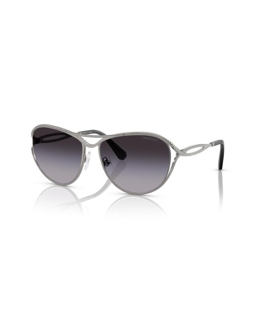 Swarovski Black Sunglass Sk7028