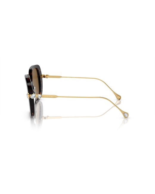 Swarovski Black Sunglass Sk6011f