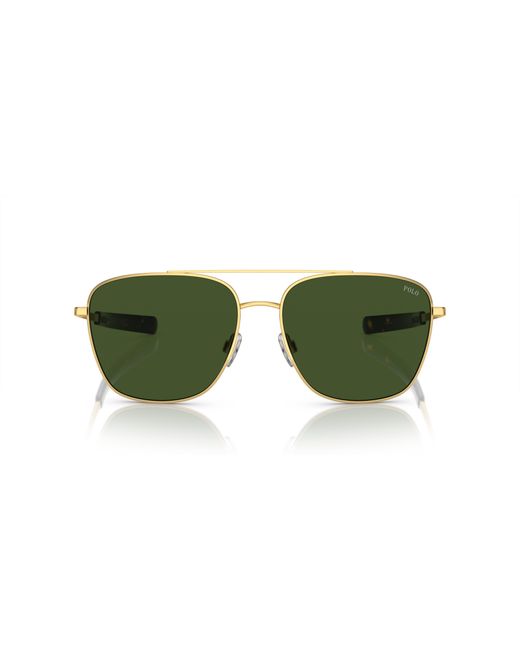 Polo Ralph Lauren Green Sunglass Ph3147 for men