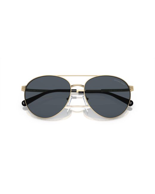 Michael Kors Black Arches (Light) Polarized Fashion Sunglasses