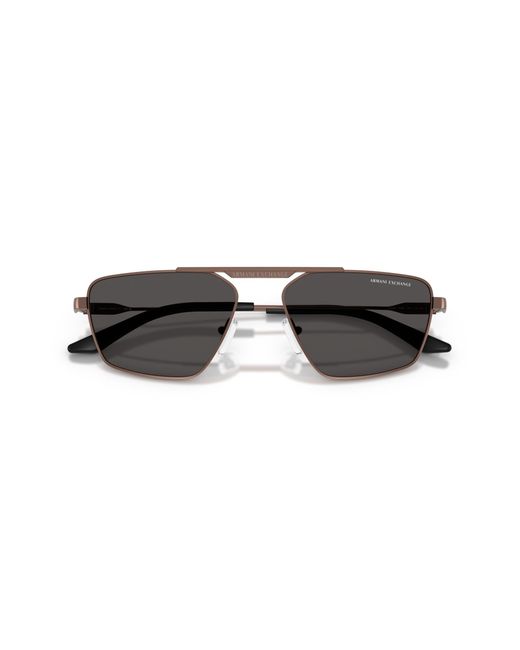 ARMANI EXCHANGE Black Sunglass Ax2059s