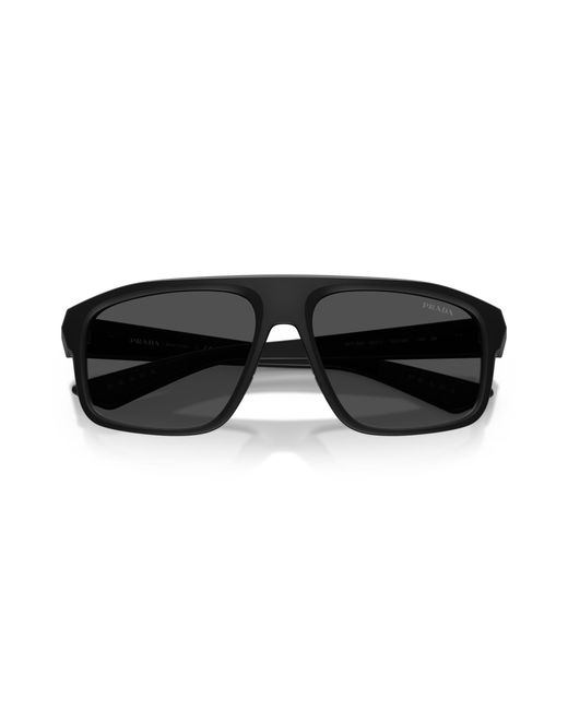 Prada Linea Rossa Black Sunglass Ps B02s for men