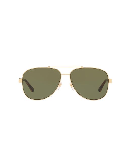 Gucci Green GG0528S 009 Sunglasses for men