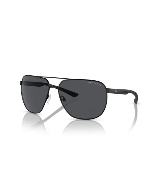 ARMANI EXCHANGE Black Sunglass Ax2047s for men