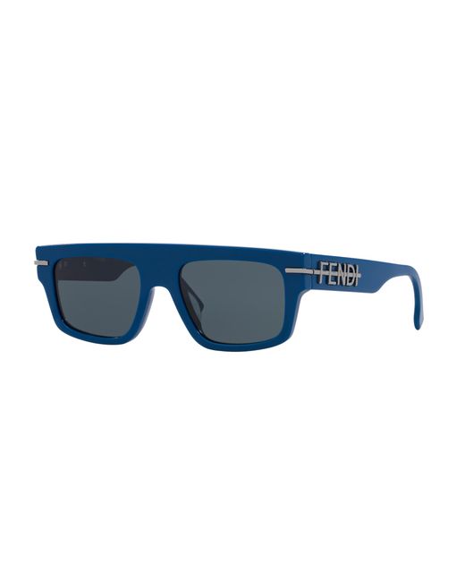 Sunglass FN000708 graphy Fendi de hombre de color Blue