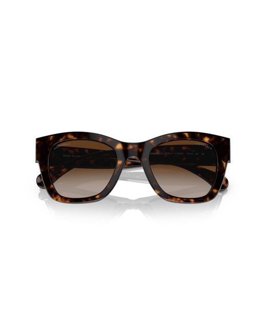 Chanel Black Sunglass Square Sunglasses Ch5478a