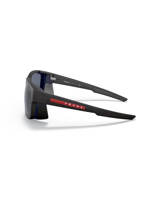 Prada Linea Rossa Black Sunglass Ps 07ws for men