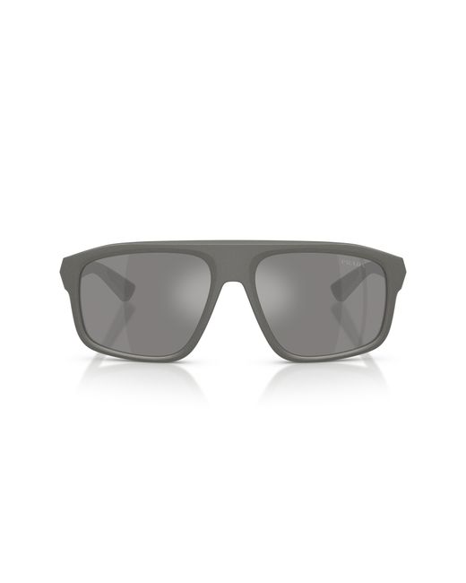 Prada Linea Rossa Black Sunglass Ps B02s for men