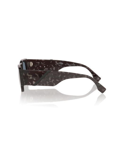 Fendi Black Sunglass Diagonal Fe40156i for men