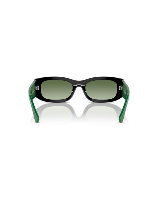 Chanel Green Sunglass Rectangle Sunglasses Ch5525a