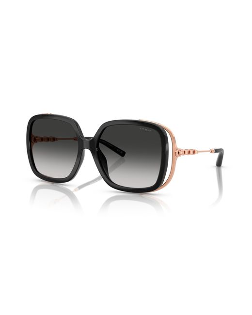COACH Black Sunglass Cad80