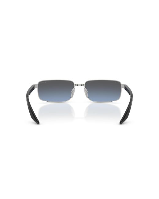 Prada Linea Rossa Black Sunglass Ps B54s for men