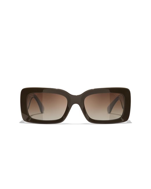 Chanel Black Sunglass Ch5534a Rectangle Sunglasses Ch5534a