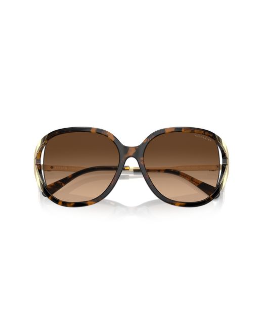 COACH Black Sunglass Cr620