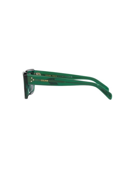 Céline Green Sunglass Bold 3 Dots Cl40267u for men