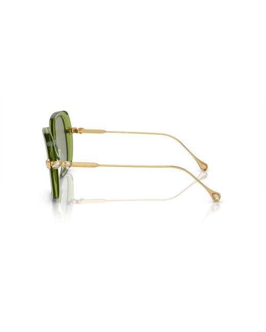 Swarovski Green Sk6011 Sunglasses