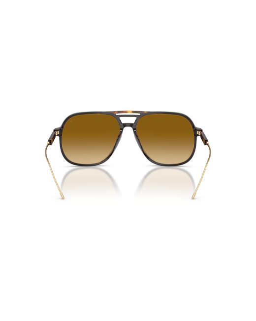 Brunello Cucinelli Black Sunglass Bc4022s for men