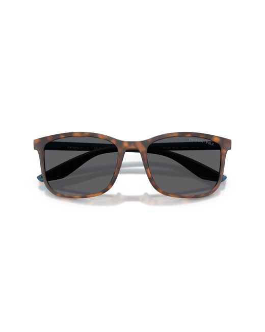 Prada Linea Rossa Black Sunglass Ps A08s for men