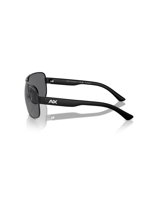 ARMANI EXCHANGE Black | X2012s Metl Rectngulr Sunglsses for men