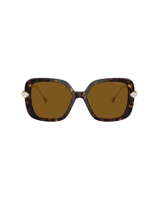 Swarovski Black Sunglass Sk6011f